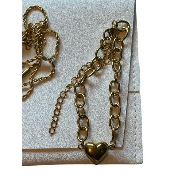 18k Gold Plated Necklace Bundle Slide Jewelry - Picture 3 of 3